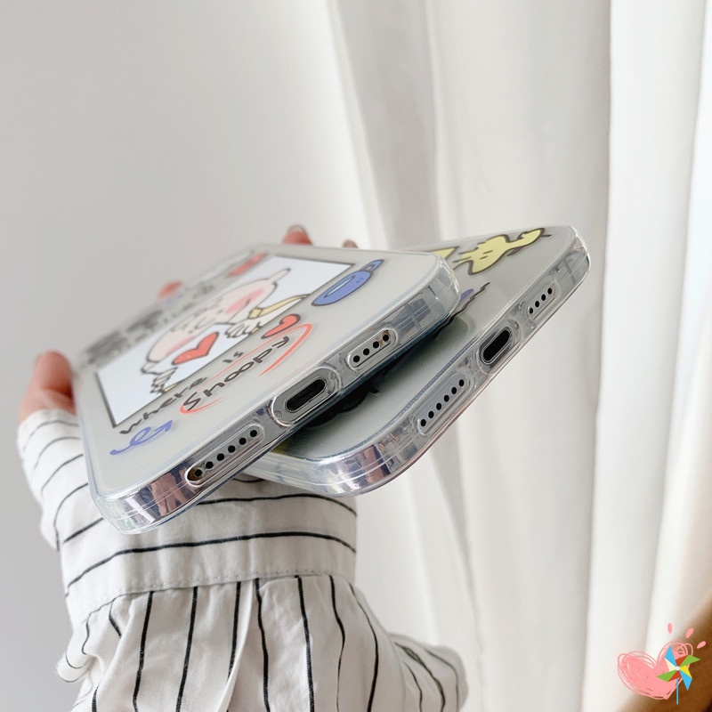 Casing Google Pixel 6 Pro Pixel 3 3A 4 XL 5 5A 5G Y20i Y20 Y12s Y17 Y15 Y12 A9 A5 2020 Soft Phone Case Cute Snoopy Cartoon Transparent Silicone Shockproof Protective Cover
