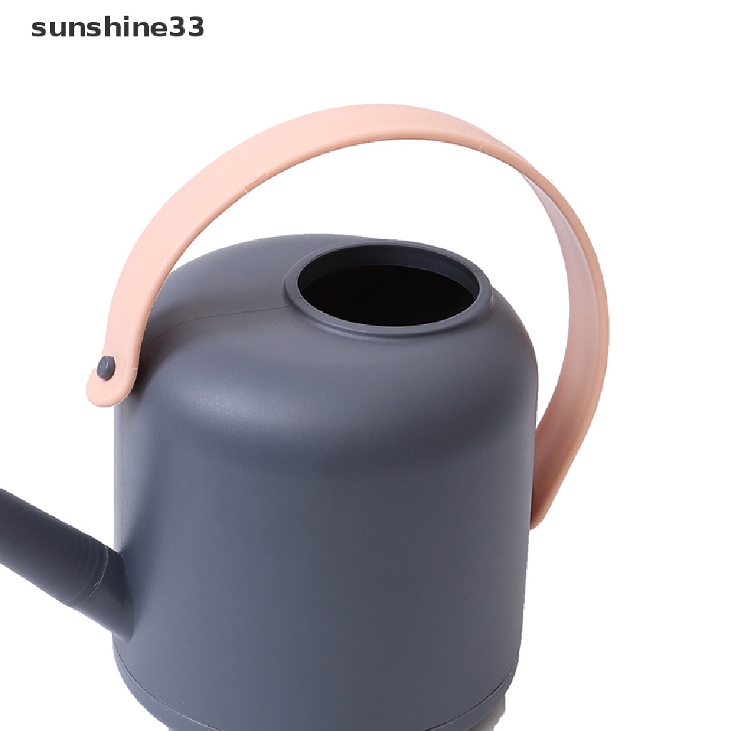 【SU】 1800Ml Long Mouth Water Cans Home Plant Pot Bottle Watering Device Garden Tool .