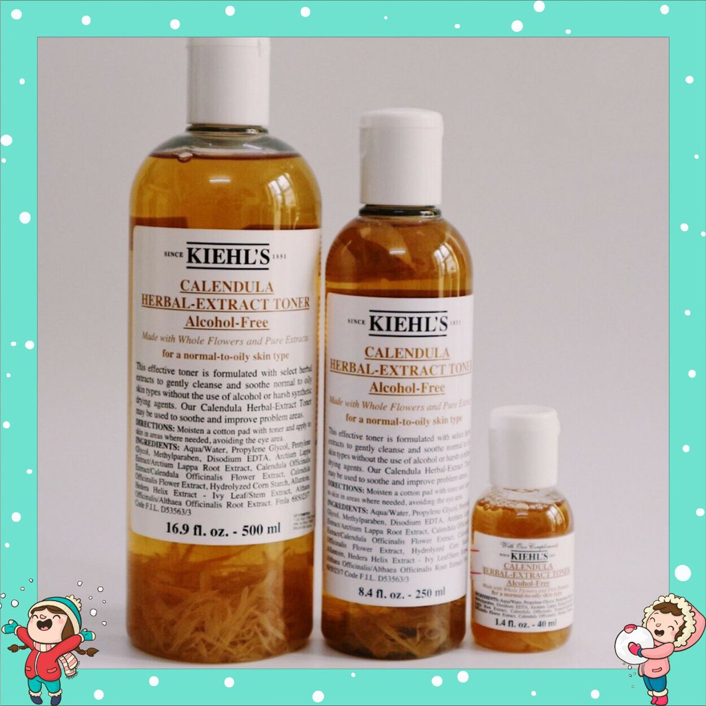 Toner hoa cúc Kiehl's Calendula Herbal Extract Alcohol-Free Toner [SUPER BRAND] | BigBuy360 - bigbuy360.vn
