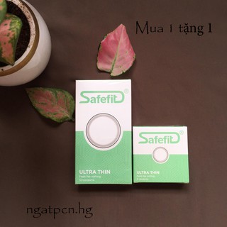 Bao cao su siêu mỏng 0.04mm safefit untra thin - 12 chiếc