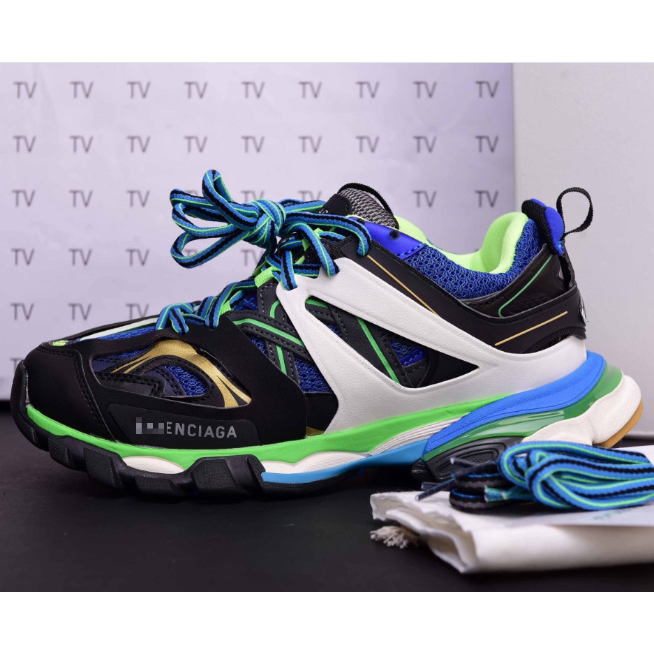 SNEAKER NAM NỮ GIẦY THỂ THAO  BALENCIAGA TRACK màu xanh đen