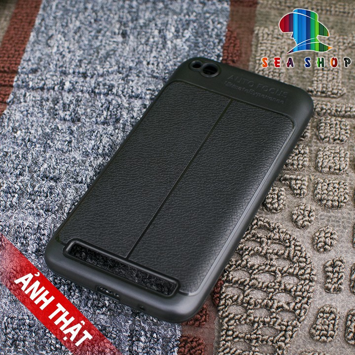 Ốp lưng Xiaomi Redmi 5A vân da loại A - Nhựa dẻo - Chống sốc - Chống trơn trượt
