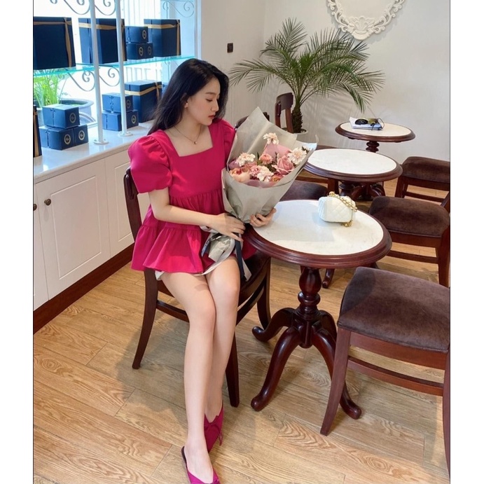 Sét bộ babydoll 2 màu bigsize 55-95kg