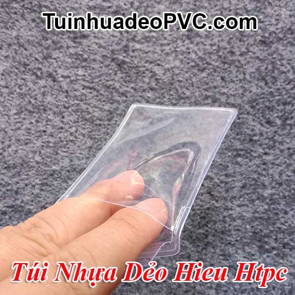 Combo 12 túi nhựa dẻo bảo vệ bằng lái xe pet/căn cước công dân tặng 1 sổ hộ khẩu