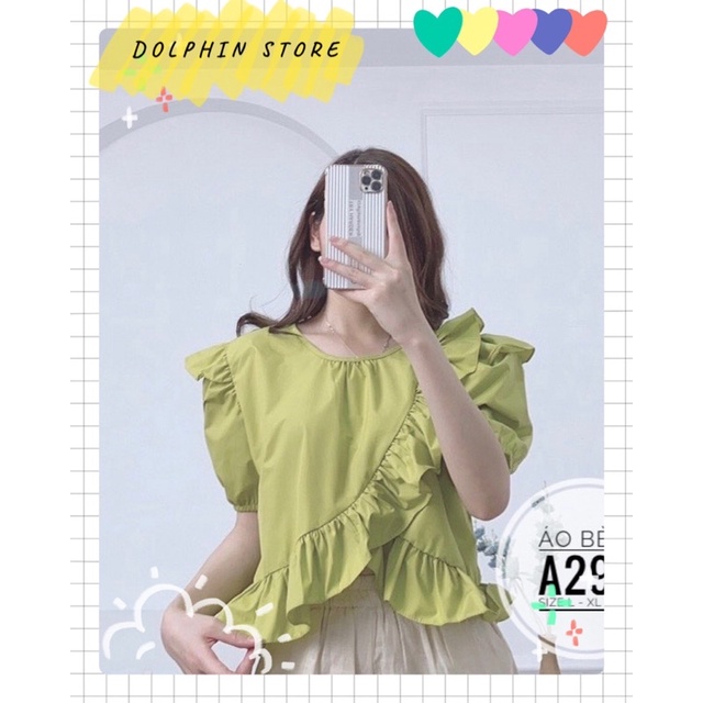 BIGSIZE Áo babydoll tay ngắn bigsize