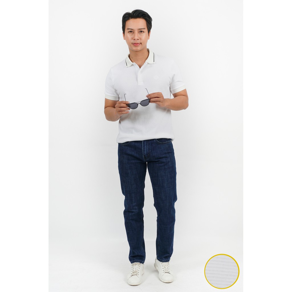 Áo thun polo  Merriman màu đen mã THMTS032-WHITE