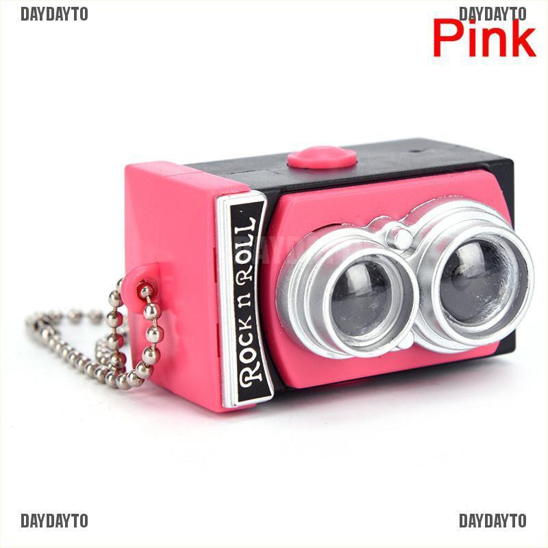 [DAYDAYTO] New Mini Digital Camera LED Light Flashlight Sound Keychain Key Ring Fashion