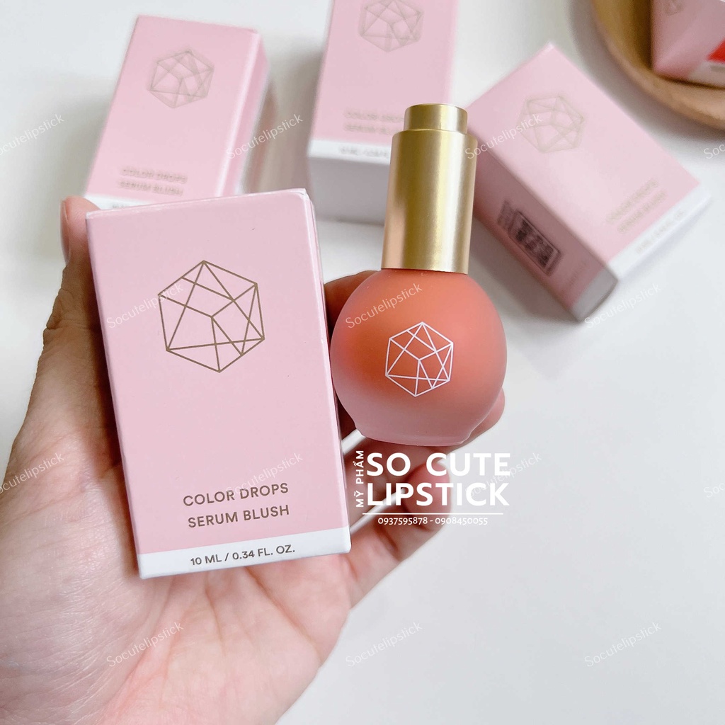 Má Hồng Em Cosmetics Color Drops màu PEACHY PEACH