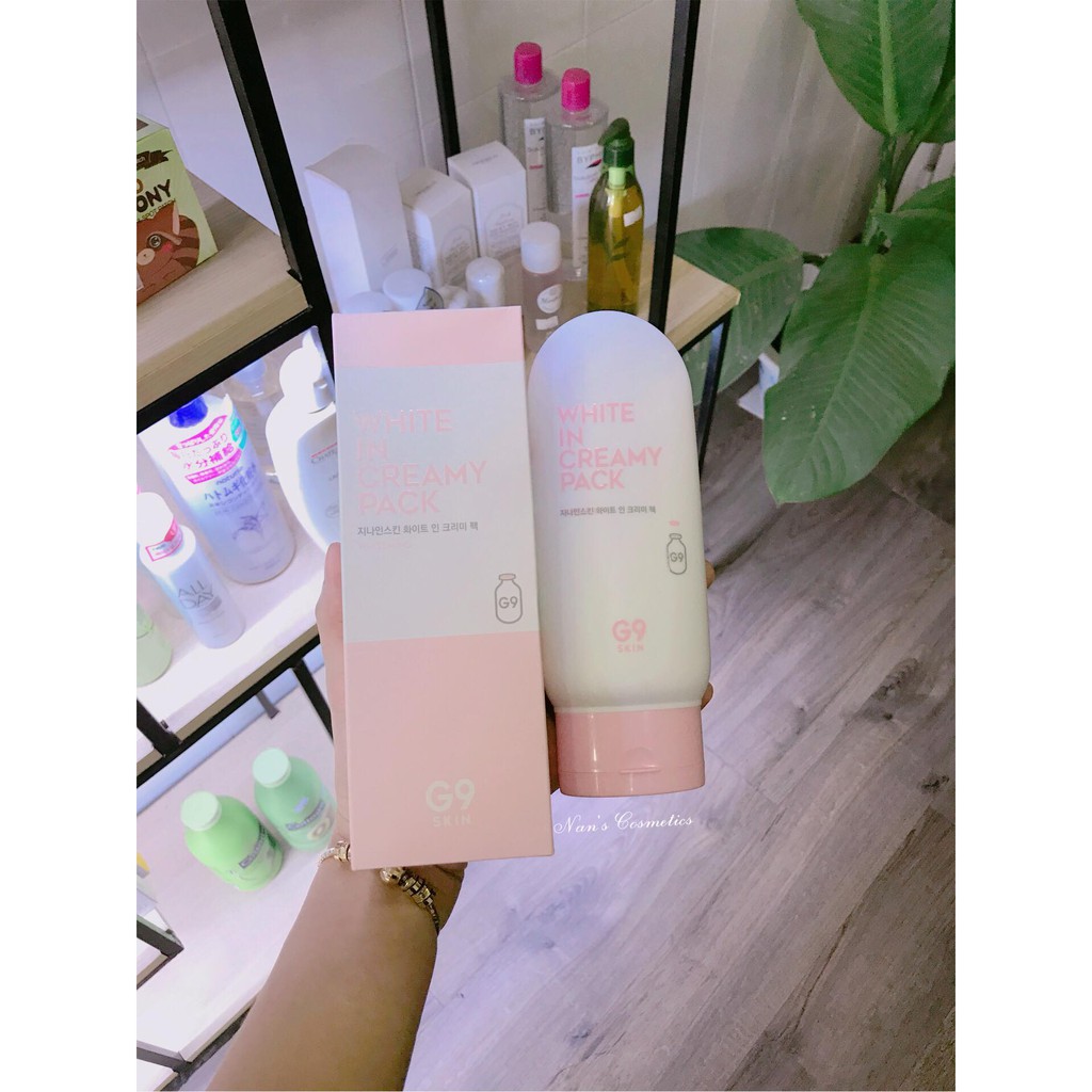 Kem Ủ Trắng Da Toàn Thân G9-Skin White In Creamy Pack Whitening