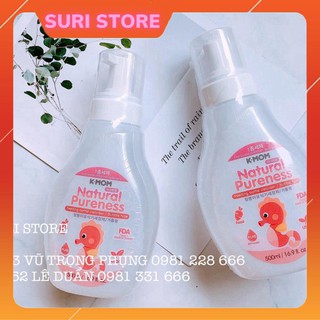 Nước rửa bình & rau quả hữu cơ k-mom hàn quốc 500ml