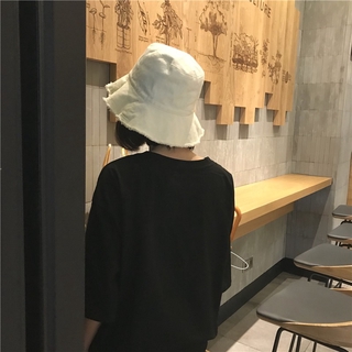 Mũ bucket kaki #010 (Đen/Be)