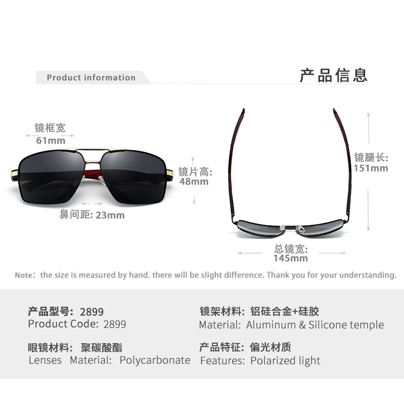 Kính Mát Phân Cực Bằng Nhôm Nhiều Màu Sắc Dành Cho Nam 2899 | BigBuy360 - bigbuy360.vn