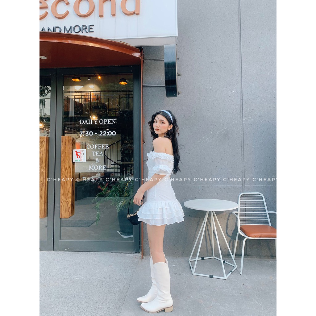 Đầm trễ vai Holly | BigBuy360 - bigbuy360.vn