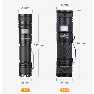 Đèn pin SupFire A2-S pin lớn 26650