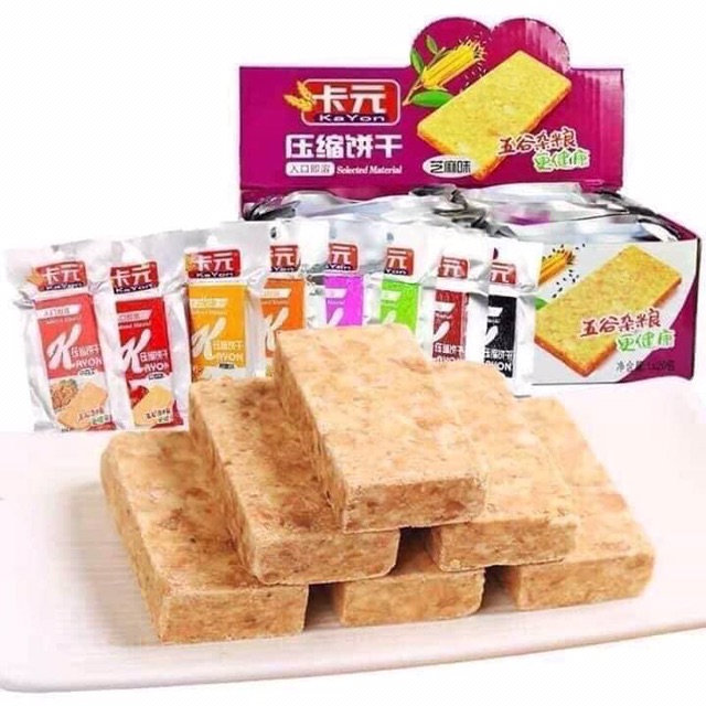 1 hộp 20 cái Lương khô KAYON mix vị