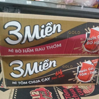 1 gói mì tôm 3 miền Gold