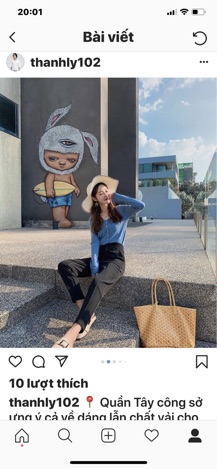 Quần baggy nữ( khách note tên ig)