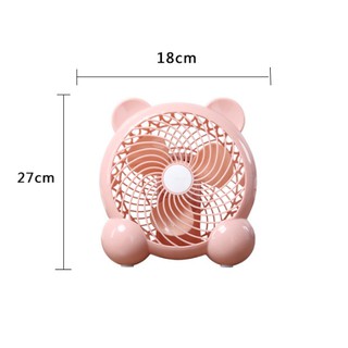 Quạt để bàn mini đầu usb dễ thương