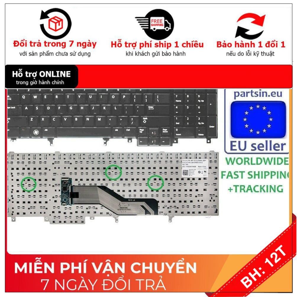 [BH12TH] ⚡[Có led] Bàn Phím Laptop Dell Precision M6600 M6700 M6800