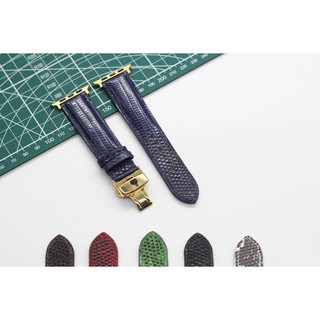 Dây da đồng hồ Apple Watch. Dây đồng hồ DA KỲ ĐÀ THẬT đủ size, đủ màu khóa bướm gập+Adapter Và Phiếu BH 6 tháng