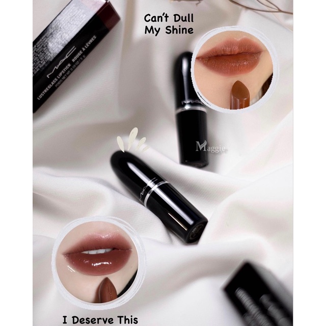 Son Mac Lustreglass Sheer Shine bóng màu mới cực đẹp