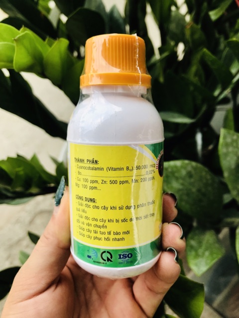 Chế phẩm Vitamin B12 - Giải độc cho cây (100ml)