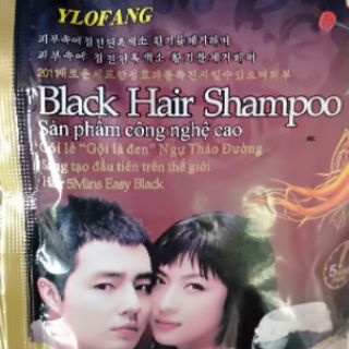 Dầu gội đen tóc (black hair shampoo)