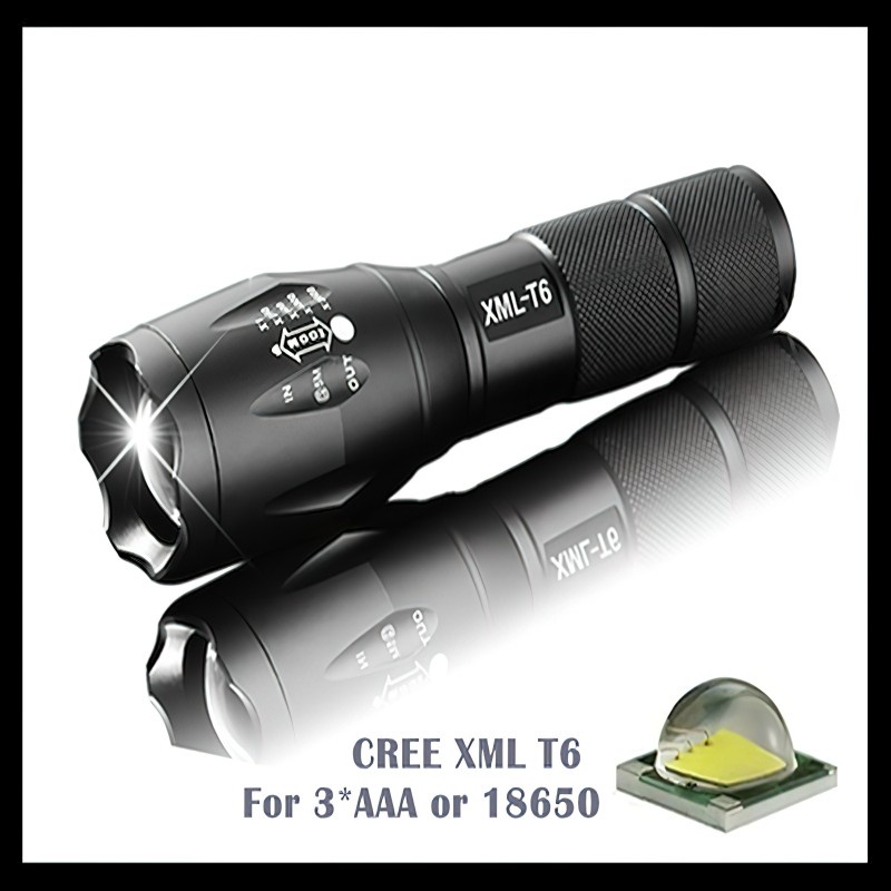 Đèn Pin LED Cầm Tay Sử Dụng Trong Trường Hợp Khẩn Cấp Tiện Dụng Cho Gia Đình