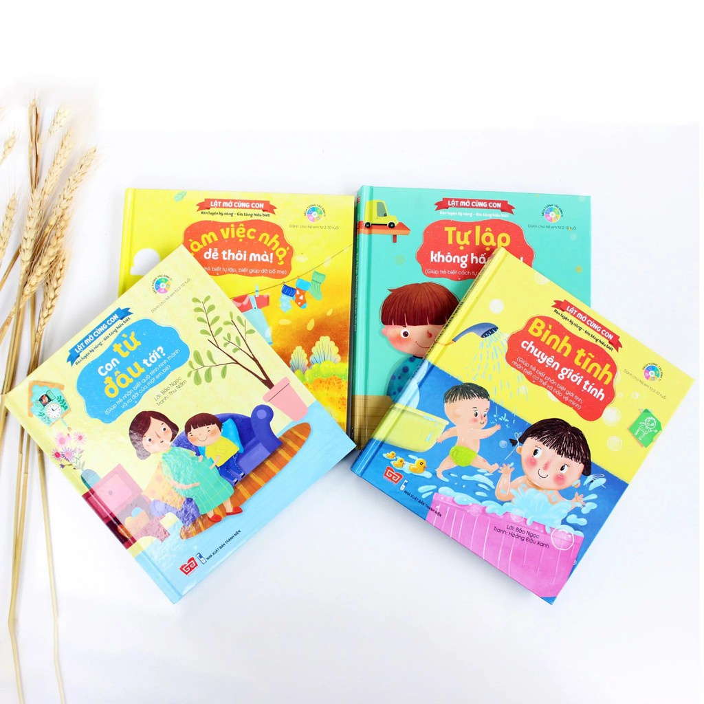 Sách Lật mở cùng con Tự lập không hấp tấp! (Giúp trẻ biết cách tự chăm sóc bản thân)