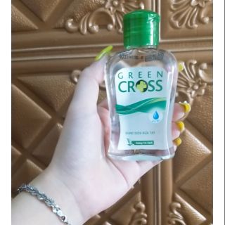 Dung dịch rửa tay khô Green Cross hương trà xanh chai 250ml