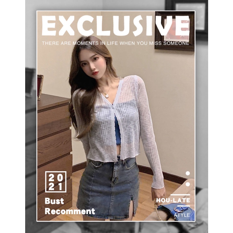 Summer Fashion Women's Summer Fashionable Summer Women's Cardigan Long Sleeve Sunscreen Sunscreen Thin Fabric 2021 | BigBuy360 - bigbuy360.vn