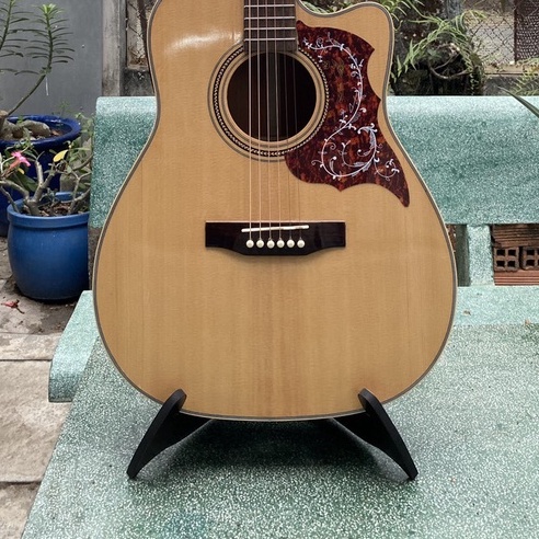 Chân Đế Guitar Gỗ Cẩm Ấn - Giá đỡ đàn để sàn xếp gọn được dành cho đàn guitar acoustic, guitar điện và Guitar cổ điển