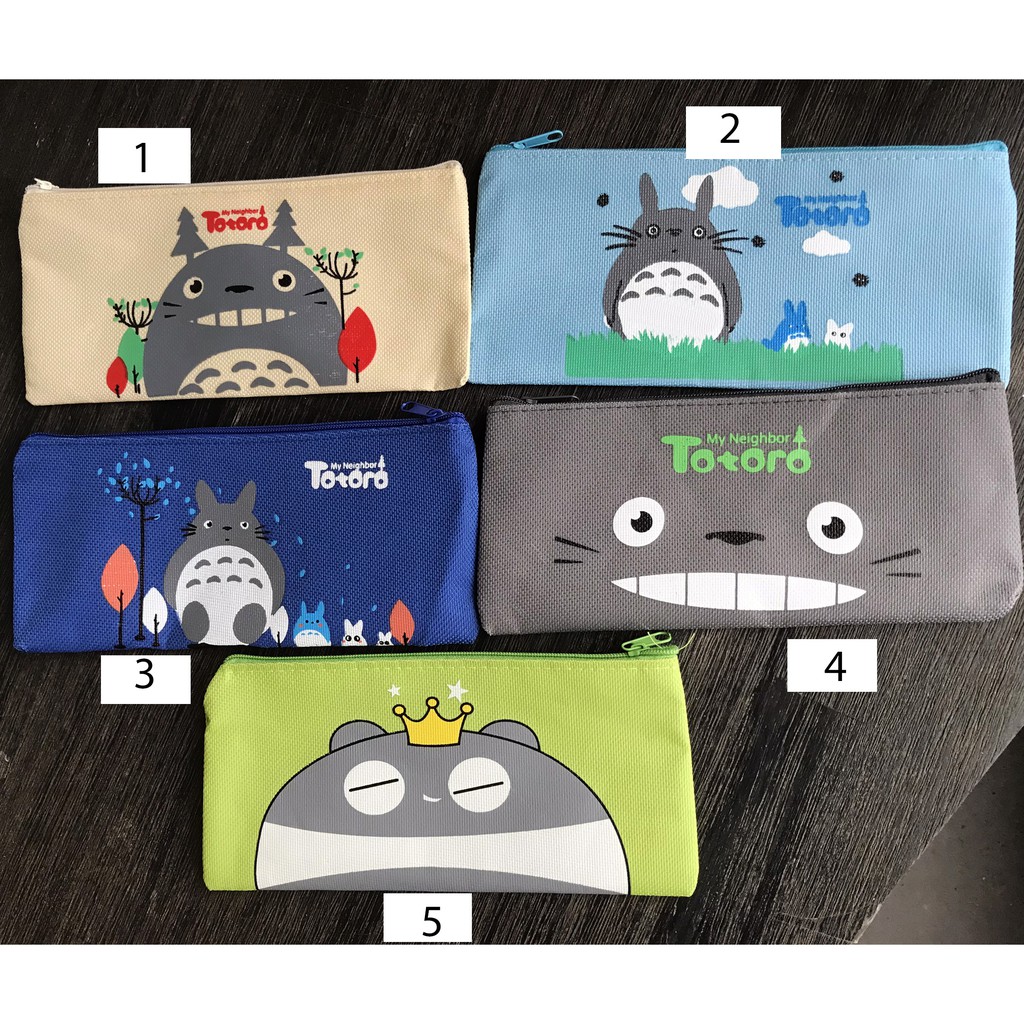 Hộp Bút Vải Hoạt Hình My Neighbor Totoro - Túi Vải Đựng Bút Dễ Thương