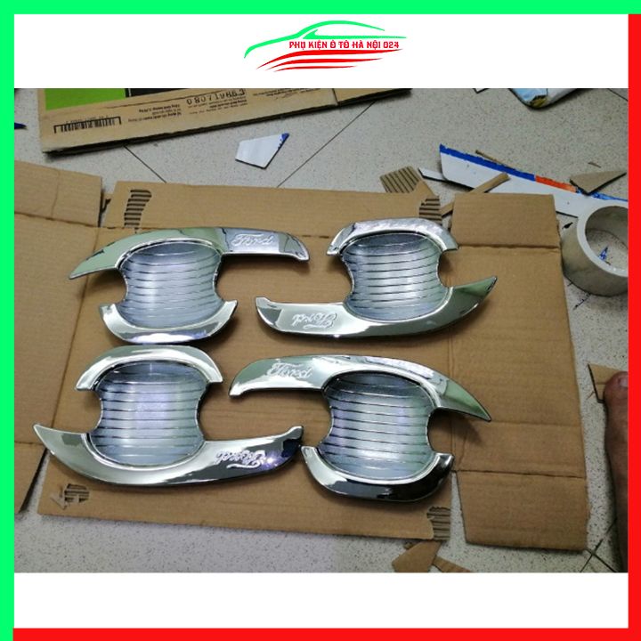 Ốp hõm mạ crom Everest 2008-2015 sáng bóng chống trầy bảo vệ cửa xe ô tô