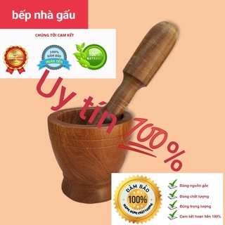 Bộ chày cối gỗ nghiến 💯% gỗ núi đá bắc sơn lạng sơn