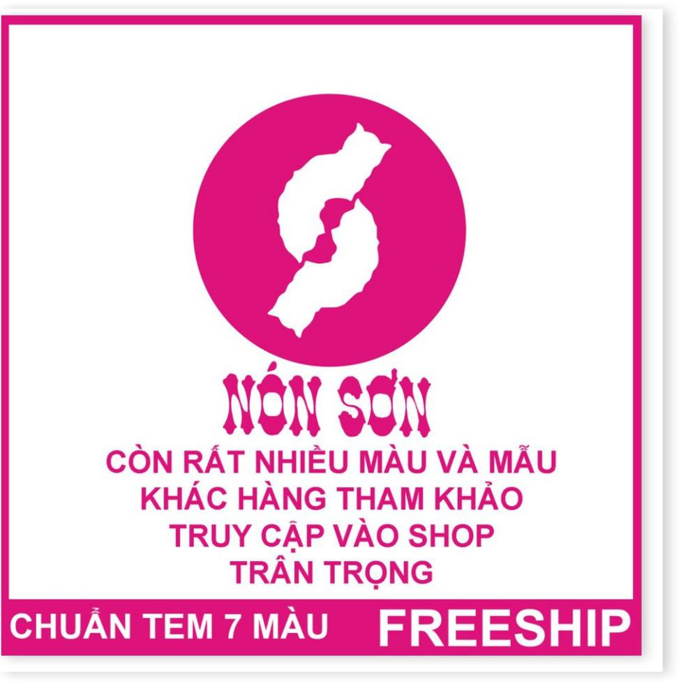 MỚI 2021 -  Mũ Nón Sơn Cao Cấp Hàng Xịn Chuẩn Tem 7 Màu Nam Nữ Thời Trang 👑