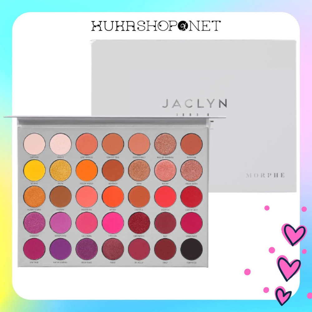 [Xukashop] Bảng mắt Morphe Jaclyn Hill Palette Vol 2 - 35 ô màu tự nhiên bền màu lâu trôi