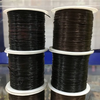 Chỉ Nối Tóc Sợi Fiberglass, chỉ thun nối tóc , cước lụa (nâu ,đen)