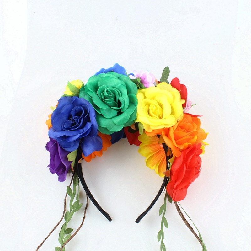 Băng Đô Cài Tóc Đính Hoa Phong Cách Halloween