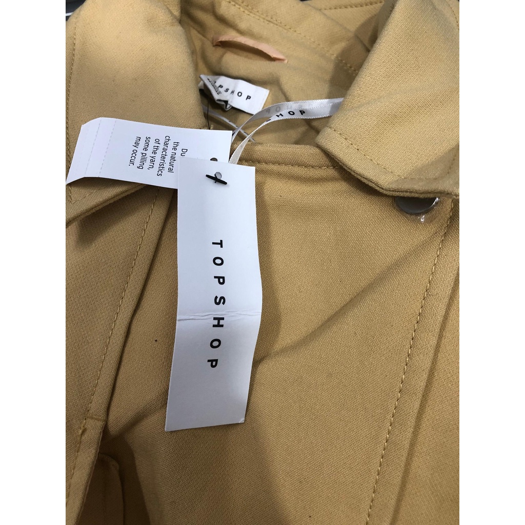 ❗️ LILAC - VNXK - DƯ XỊN - GIÁ TỐT ❗️ - Blazer Topshop Vàng Kèm Belt