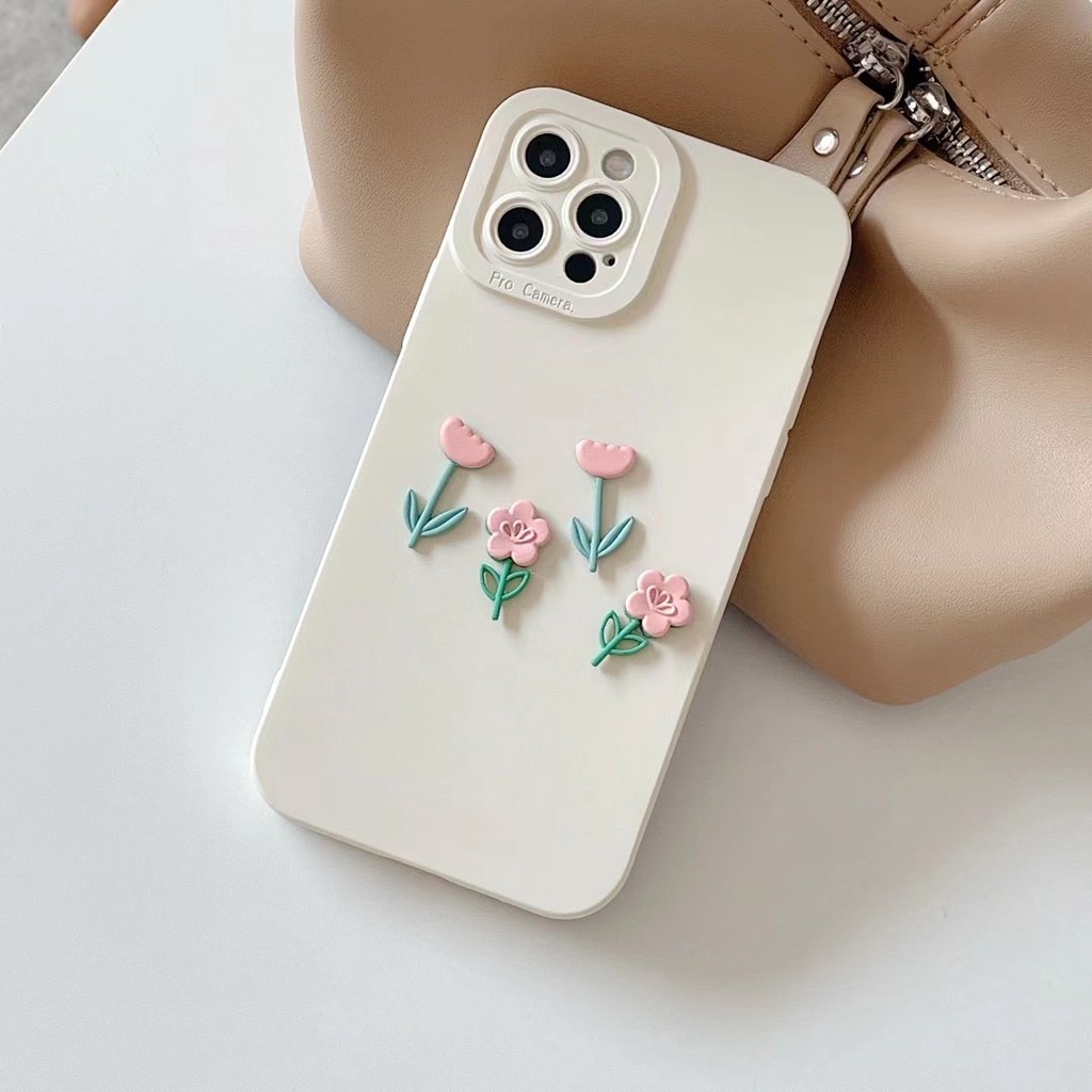 Ốp Điện Thoại Họa Tiết Hoa Nhỏ Xinh Xắn Cho iPhone 14 Pro Max 13 Pro Max 12 Pro Max 11 Pro Max 7 8 Plus