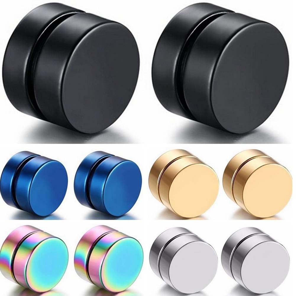 Khuyên tai nam châm thép không gỉ-e99