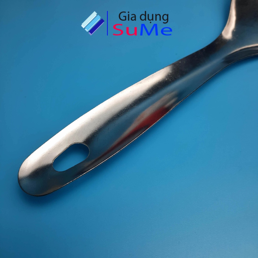 Muôi múc cơm canh inox dày dặn ( Muôi đá mỏng)