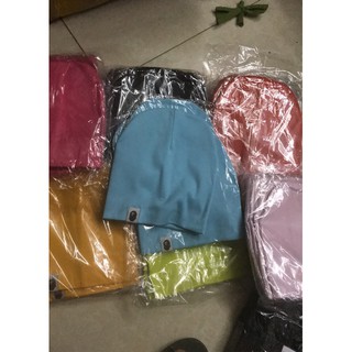 Mũ cotton màu cho bé