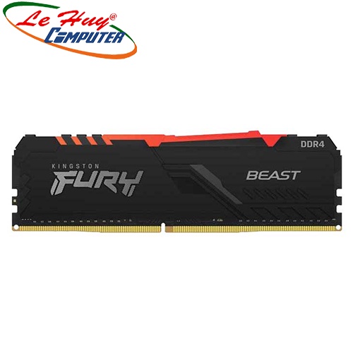 Ram Máy Tính Kingston Fury Beast RGB 16GB (1x16GB) DDR4 3200MHz (KF432C16BB1A/16)