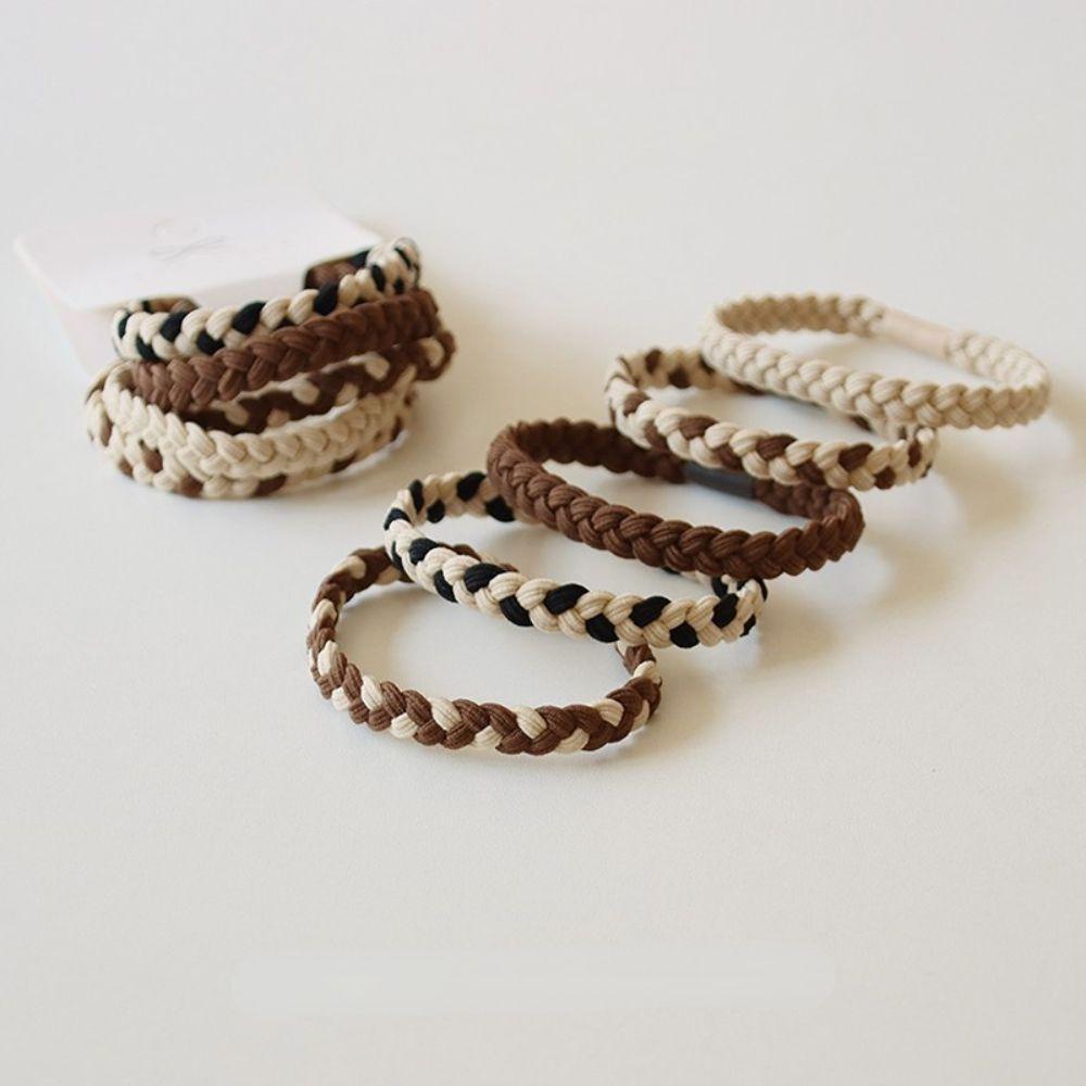 Dây Buộc Tóc Cao Su Co Giãn Thiết Kế Đơn Giản Cho Nữ