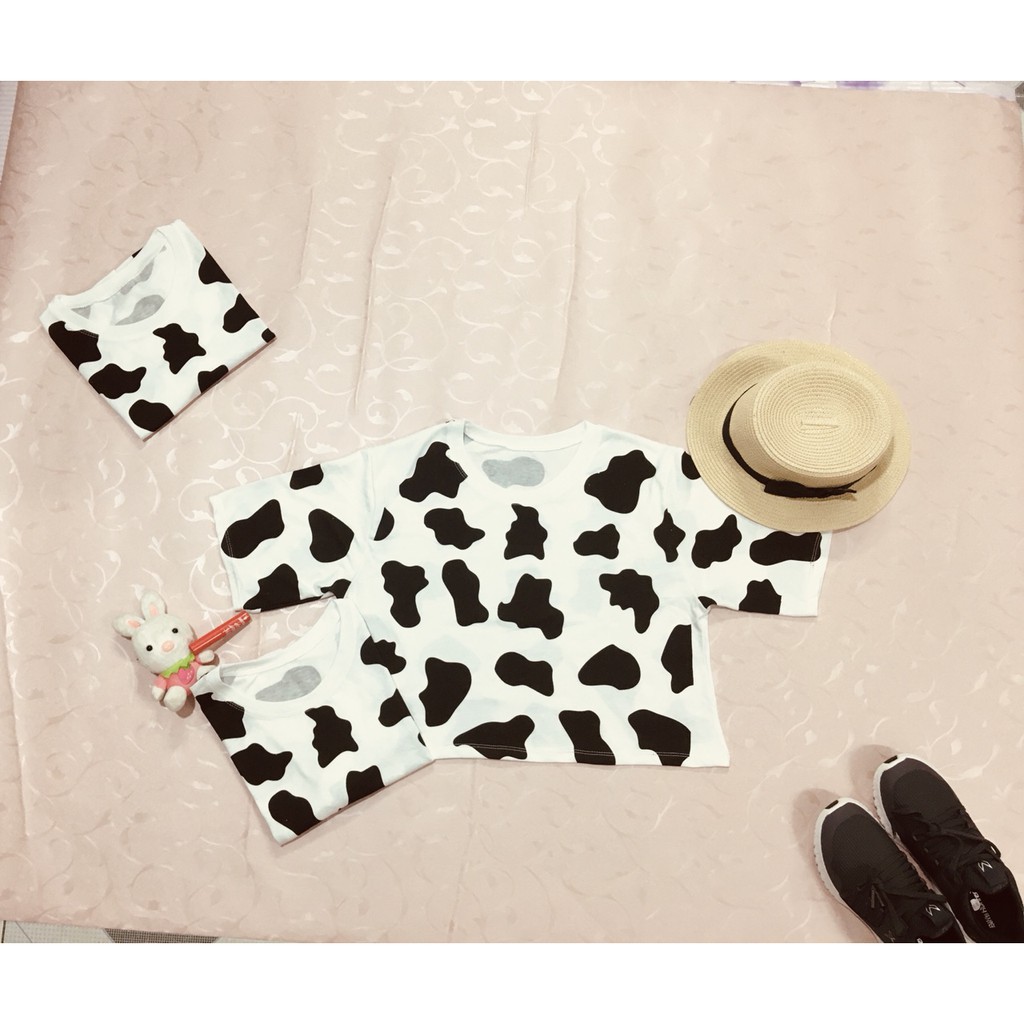 Áo Croptop 🌺 Áo croptop bò sữa 🌺 Form rộng rãi thoải mái-chất liệu thun lạnh-lên dáng cực xinh cực cá tính Mã ACT06