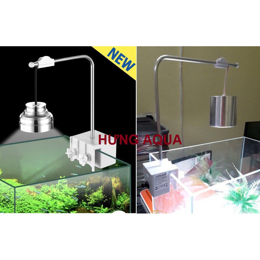 Đèn led XINMA siêu sáng - đèn led thủy sinh - đèn led kẹp 3W, 5W, 7W cho hồ mini và tầm trung led trắng và màu