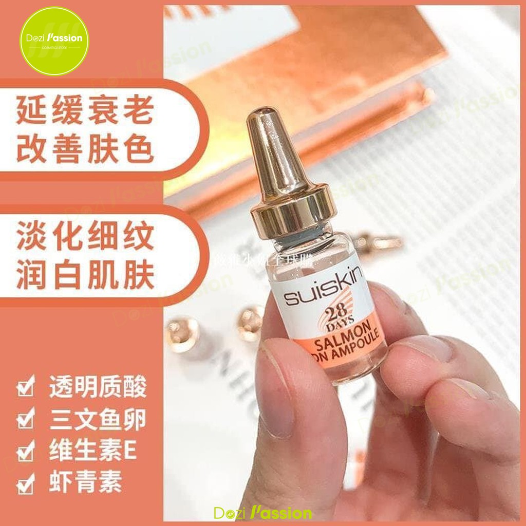 Serum Tế Bào Gốc DNA Suiskin Cá Hồi - Suiskin Salmon DN Ampoule 28 Days 2ml