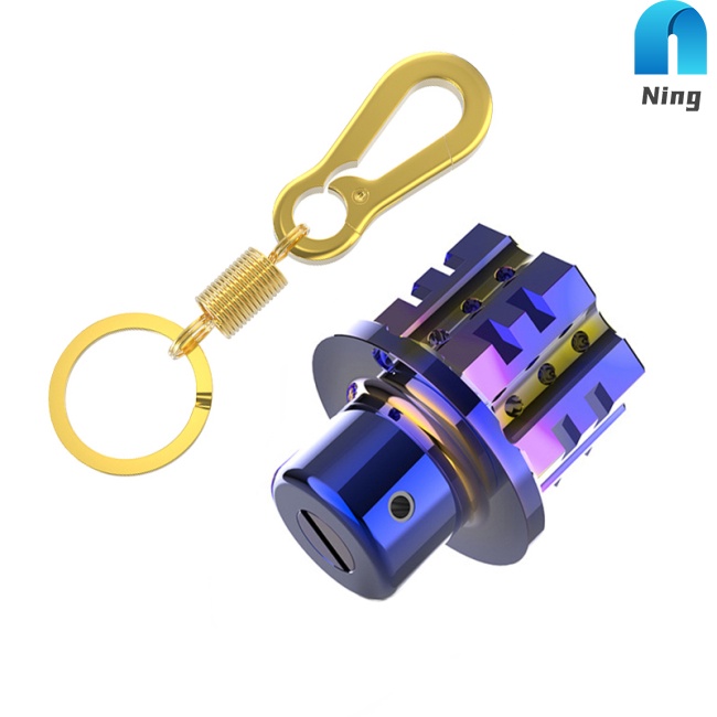 Bộ móc chìa khóa bằng titan cao cấp kèm phụ kiện chuyên dụng